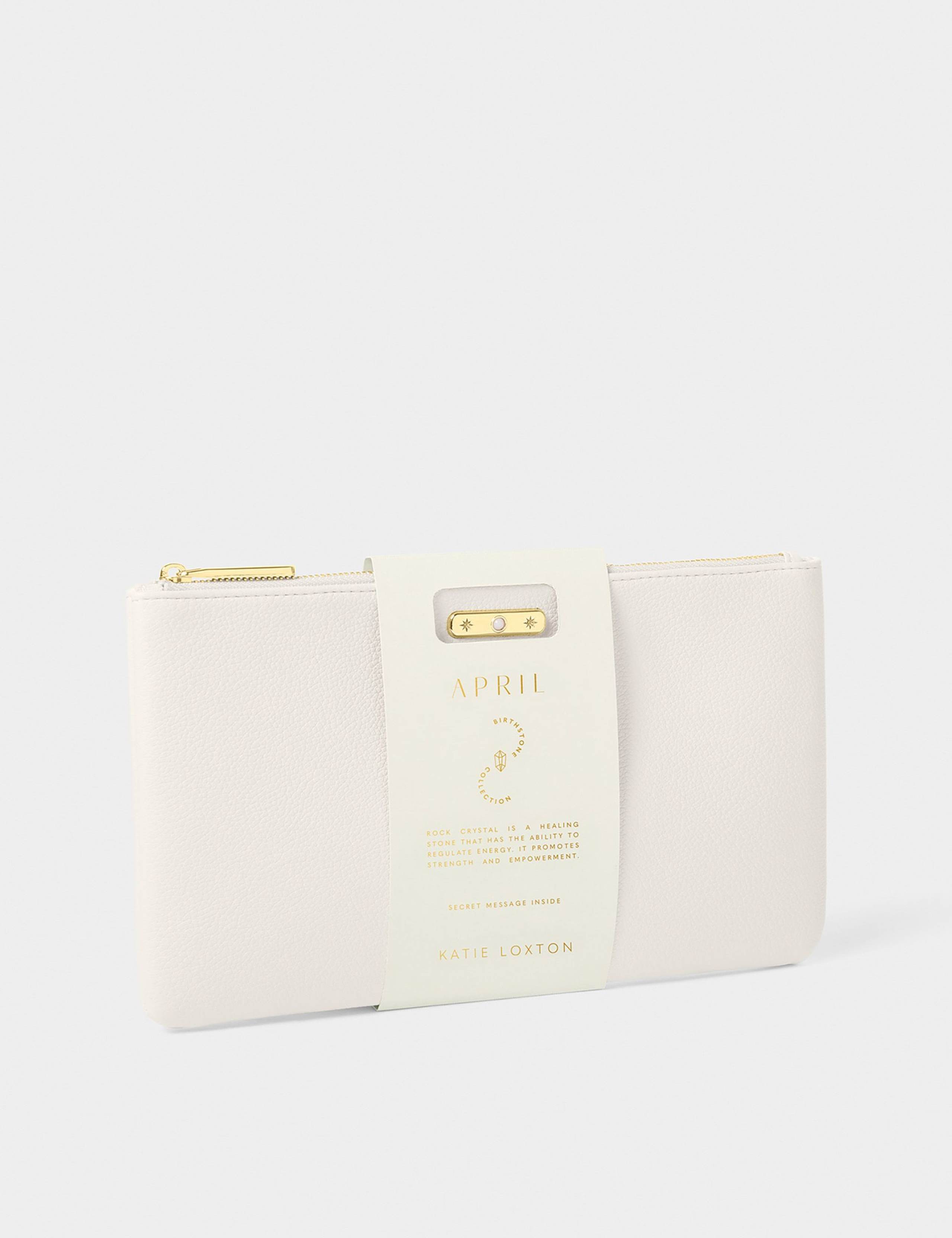Katie Loxton April birthstone pouch purse - British product