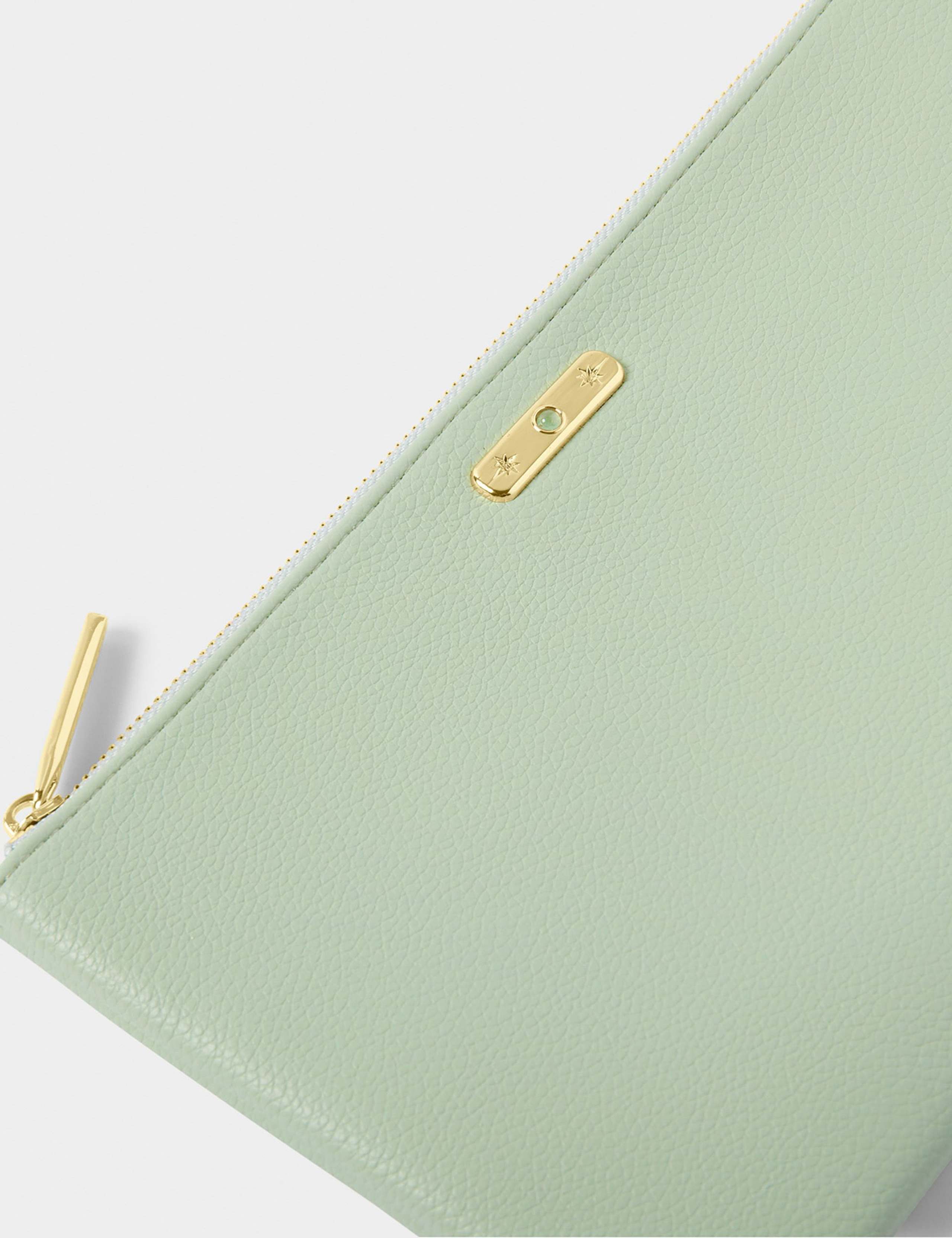 Katie Loxton faux leather August birthstone pouch purse, imported from the UK
