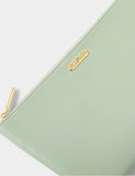 Katie Loxton faux leather August birthstone pouch purse, imported from the UK