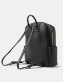 Accessorize faux leather backpack with polyurethane finish, imported from the UK