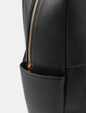 Accessorize faux leather backpack with polyurethane finish, imported from the UK