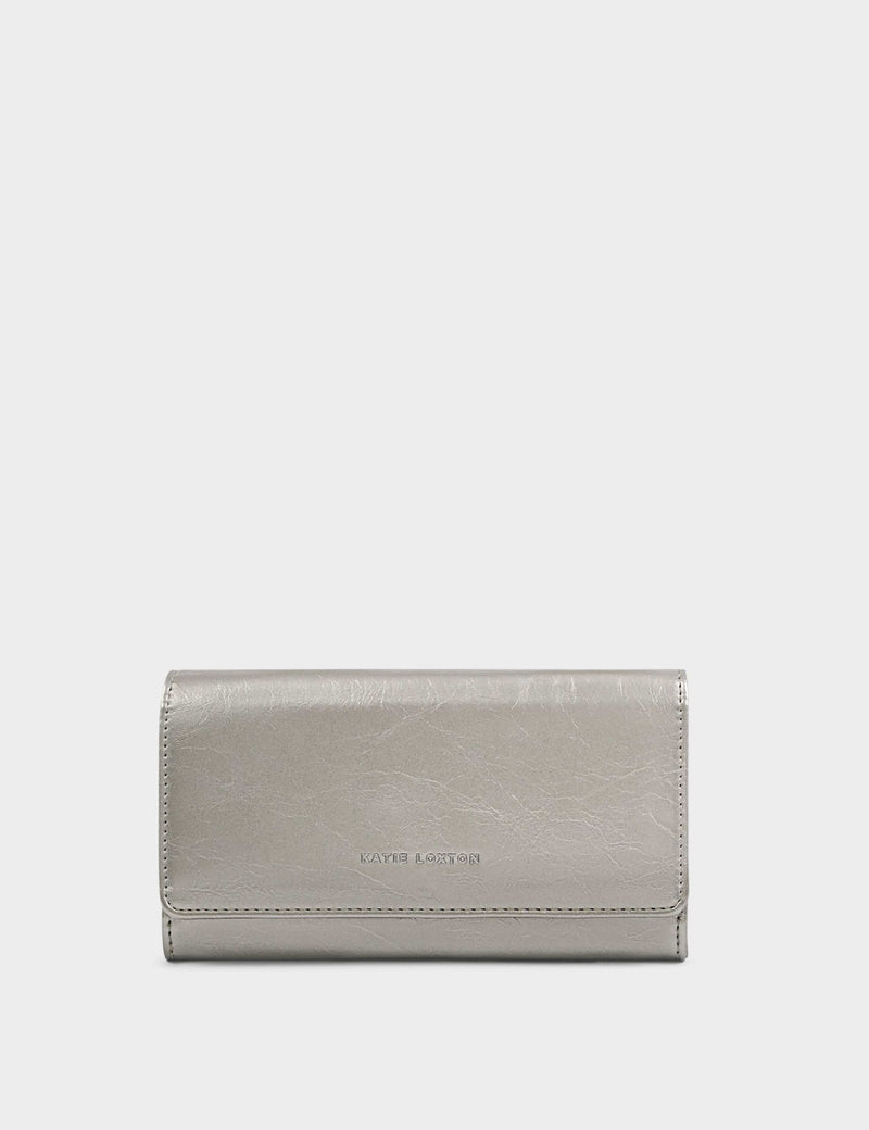 Katie Loxton faux leather crossbody purse with chain strap (British brand)