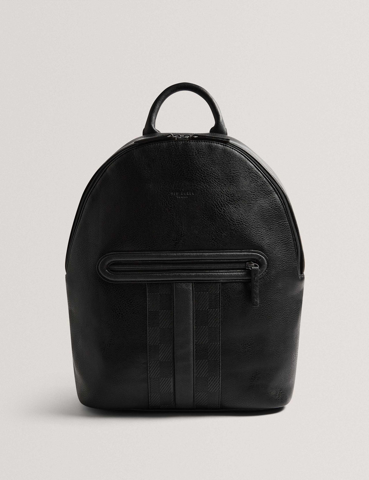Ted Baker faux leather checked backpack, UK version