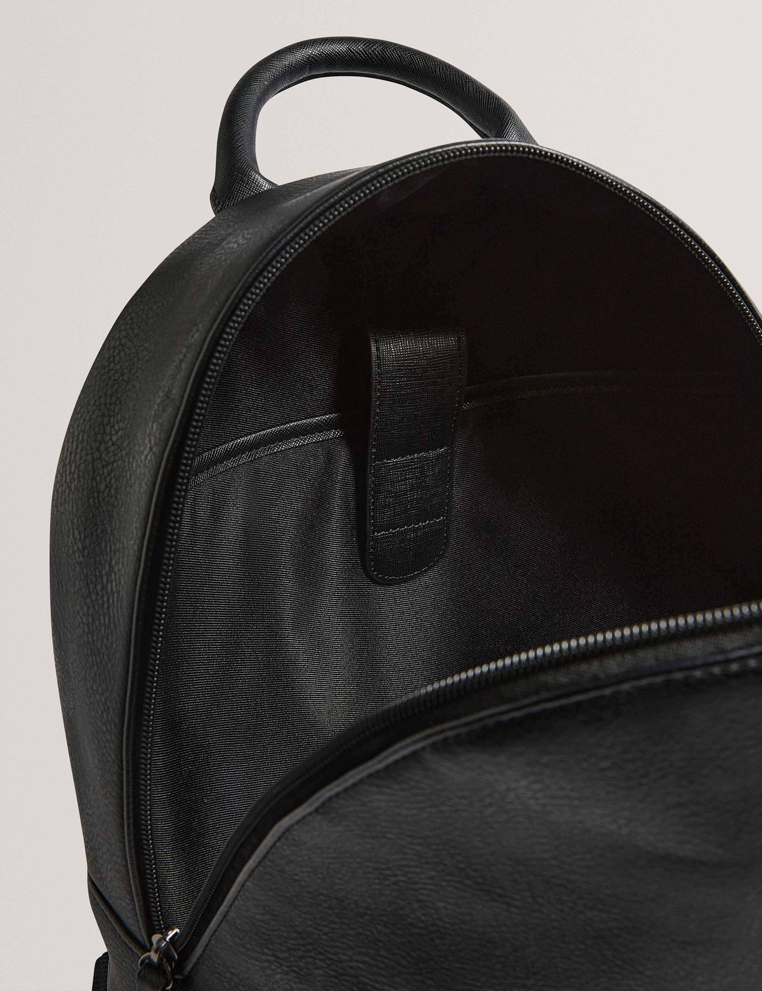 Ted Baker faux leather checked backpack, UK version