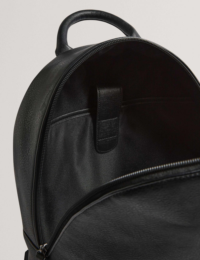 Ted Baker faux leather checked backpack, UK version