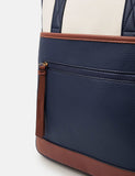 Accessorize faux leather colour block backpack (British brand)