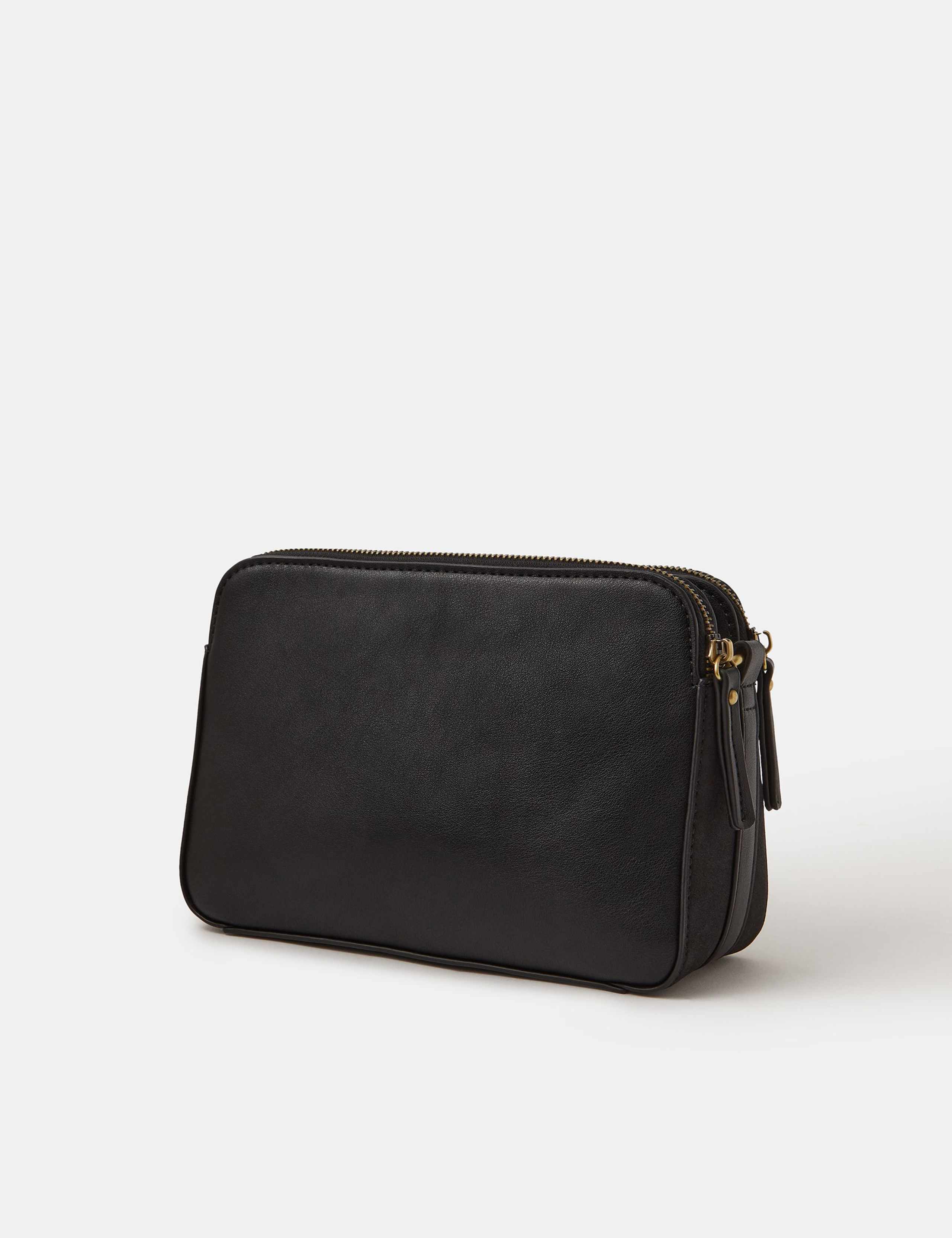 Accessorize cross body bag faux leather - British product