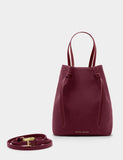Katie Loxton faux leather bucket bag with detachable strap, imported from the UK