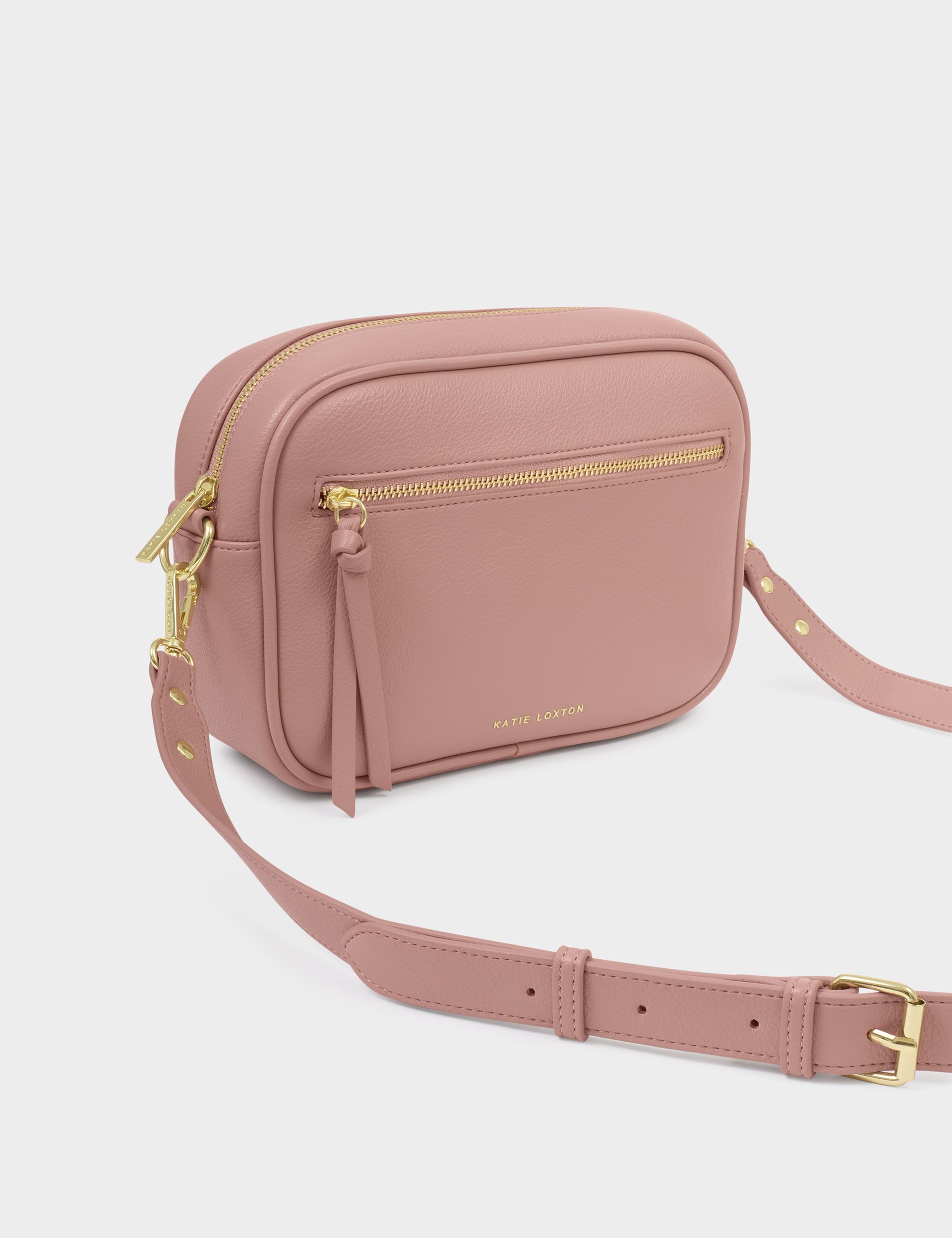 Katie Loxton faux leather double strap cross body bag, imported from the UK