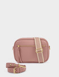 Katie Loxton faux leather double strap cross body bag, imported from the UK