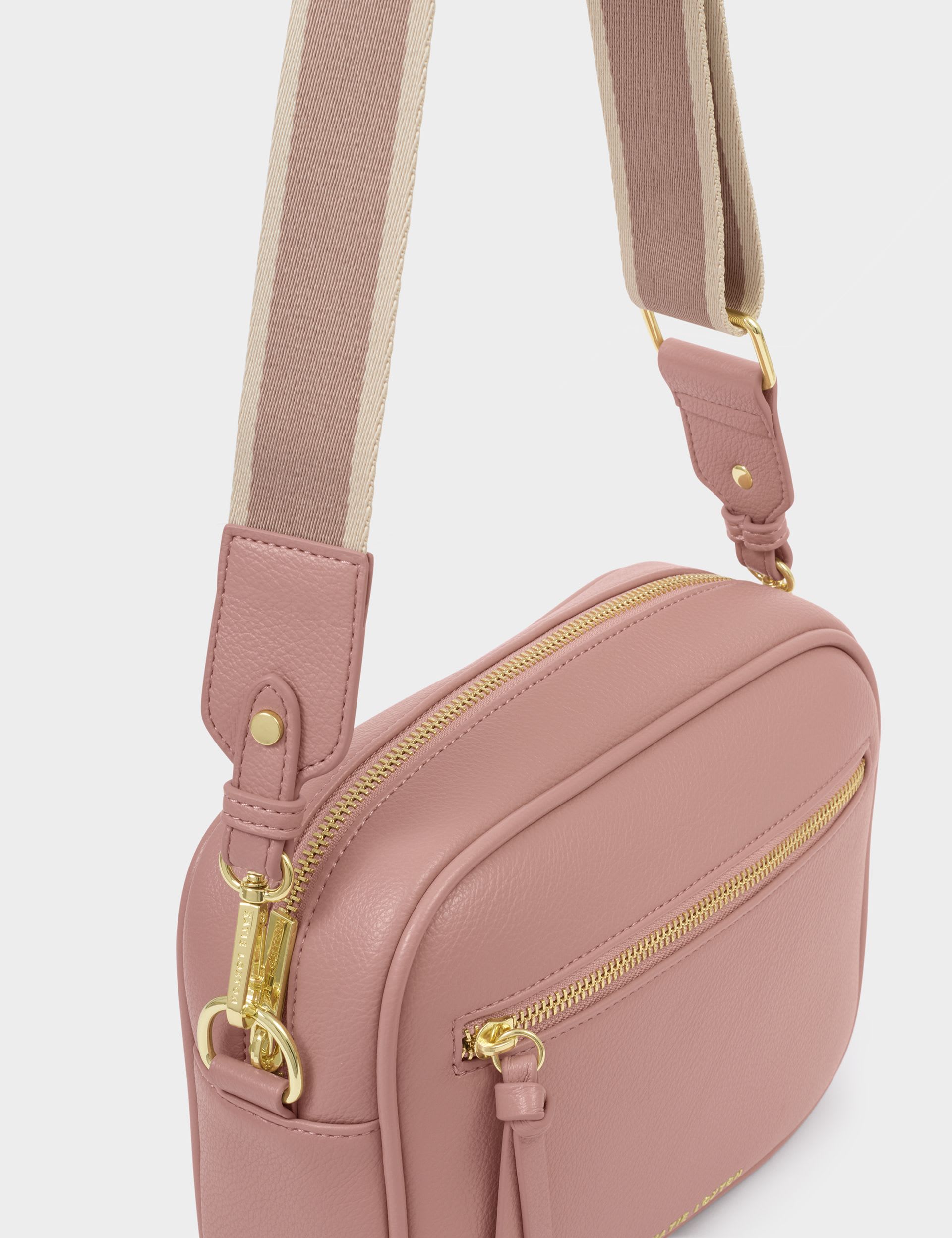 Katie Loxton faux leather double strap cross body bag, imported from the UK