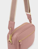 Katie Loxton faux leather double strap cross body bag, imported from the UK