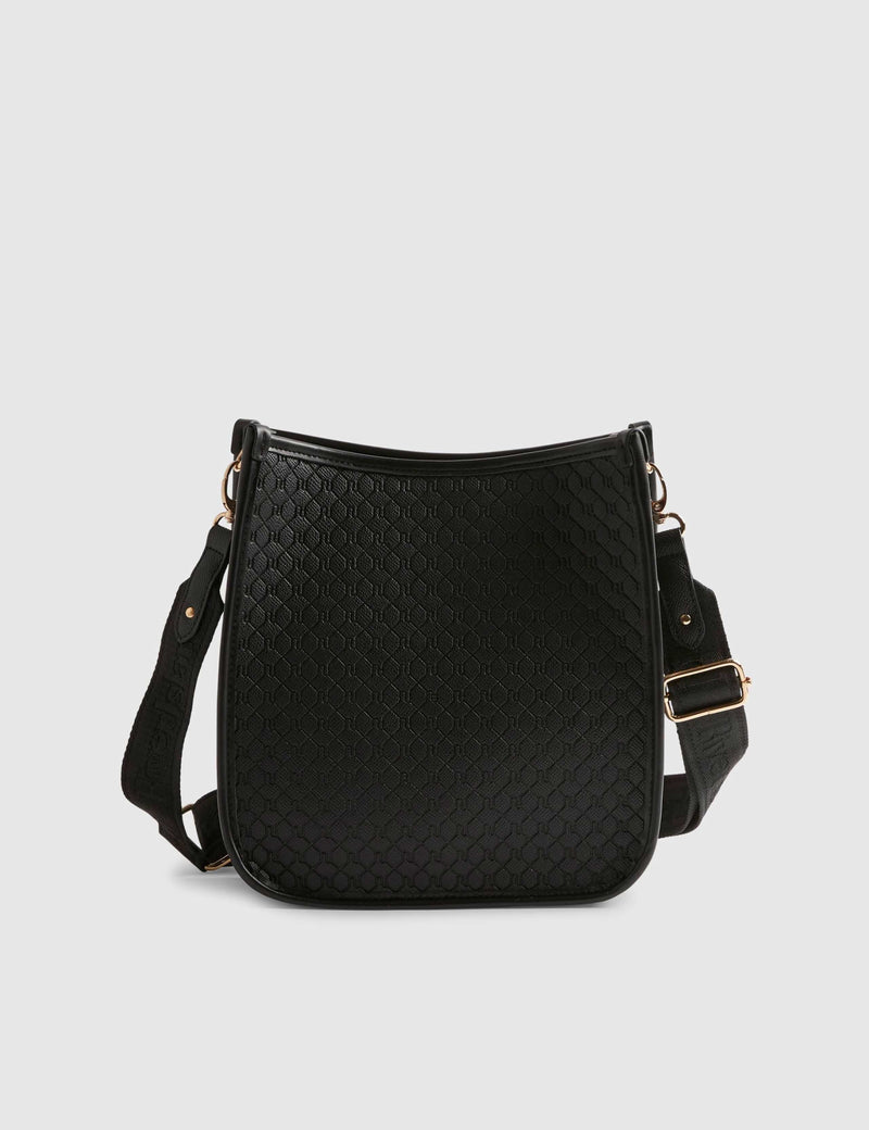 River Island faux leather embossed messenger bag, imported from the UK