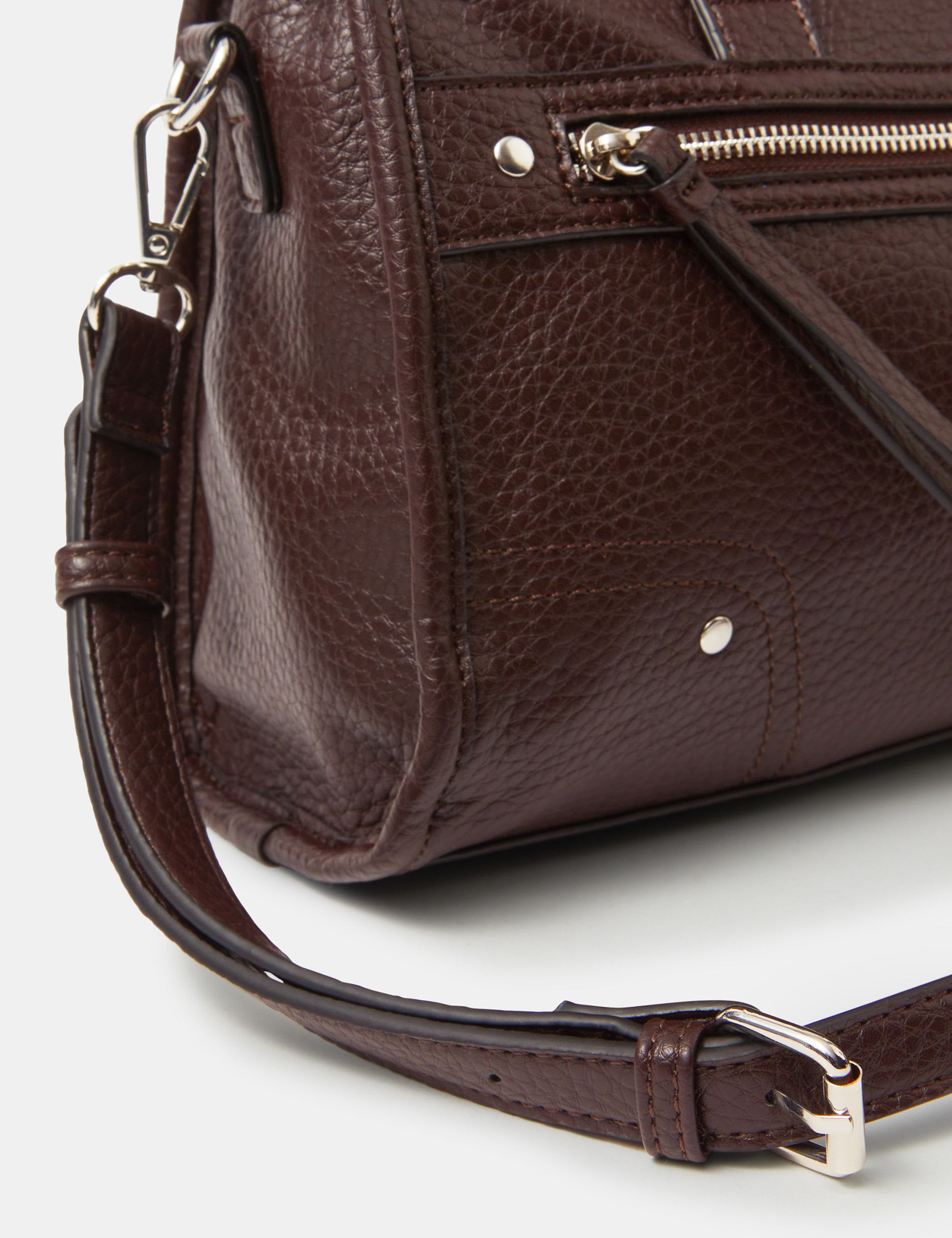 Accessorize faux leather grab bag (British brand)