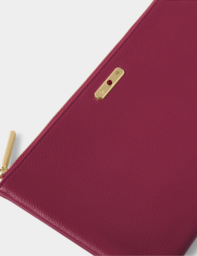 Katie Loxton faux leather January birthstone pouch - British product