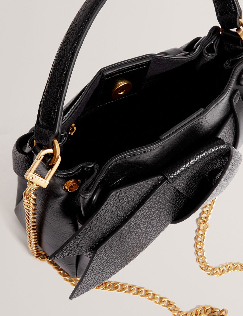 Ted Baker faux leather knot bow mini grab bag - British product
