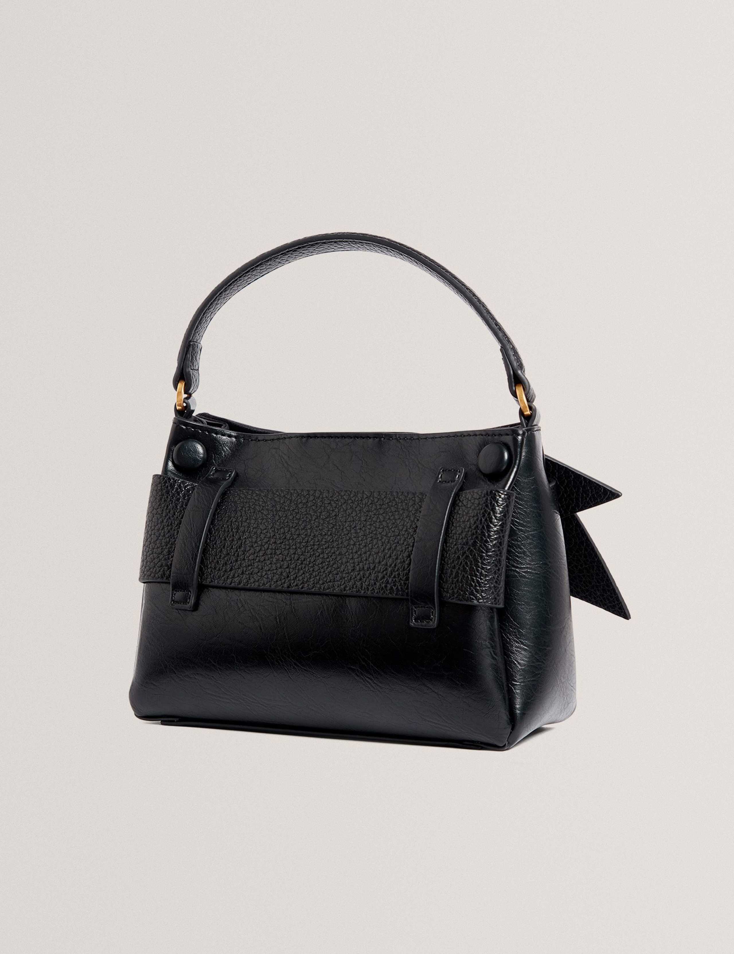 Ted Baker faux leather knot bow mini grab bag - British product