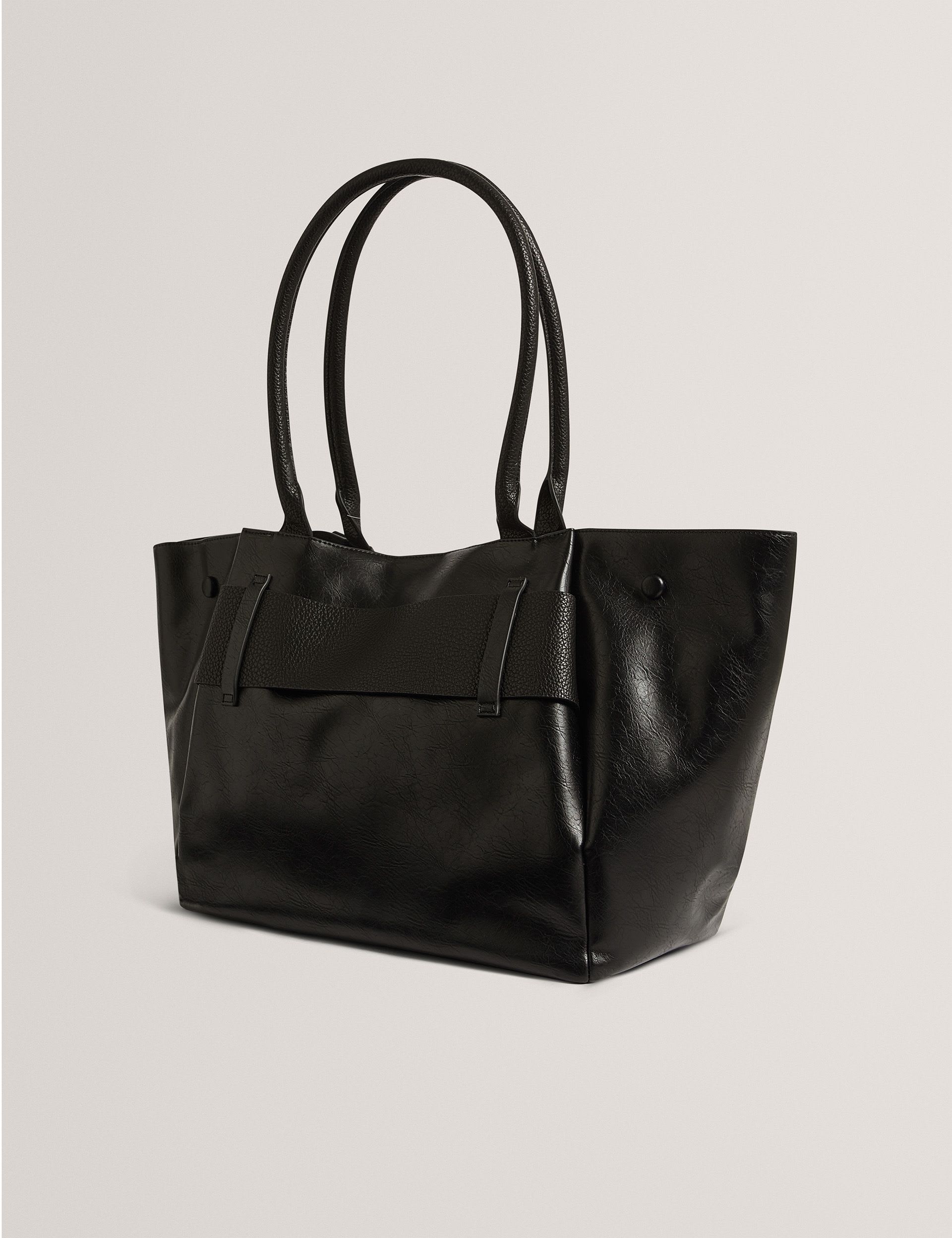 Ted Baker faux leather knot bow tote bag (British brand)