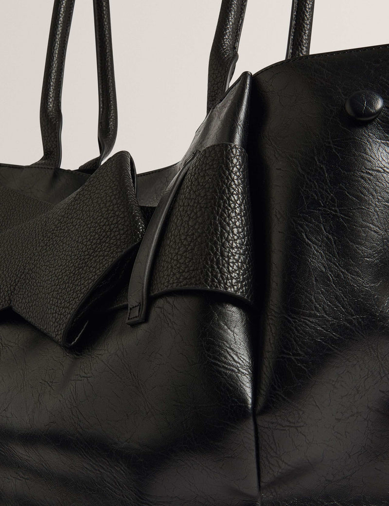 Ted Baker faux leather knot bow tote bag (British brand)