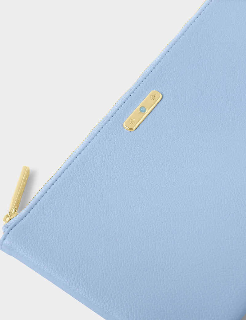Katie Loxton March birthstone pouch in faux leather (British brand)