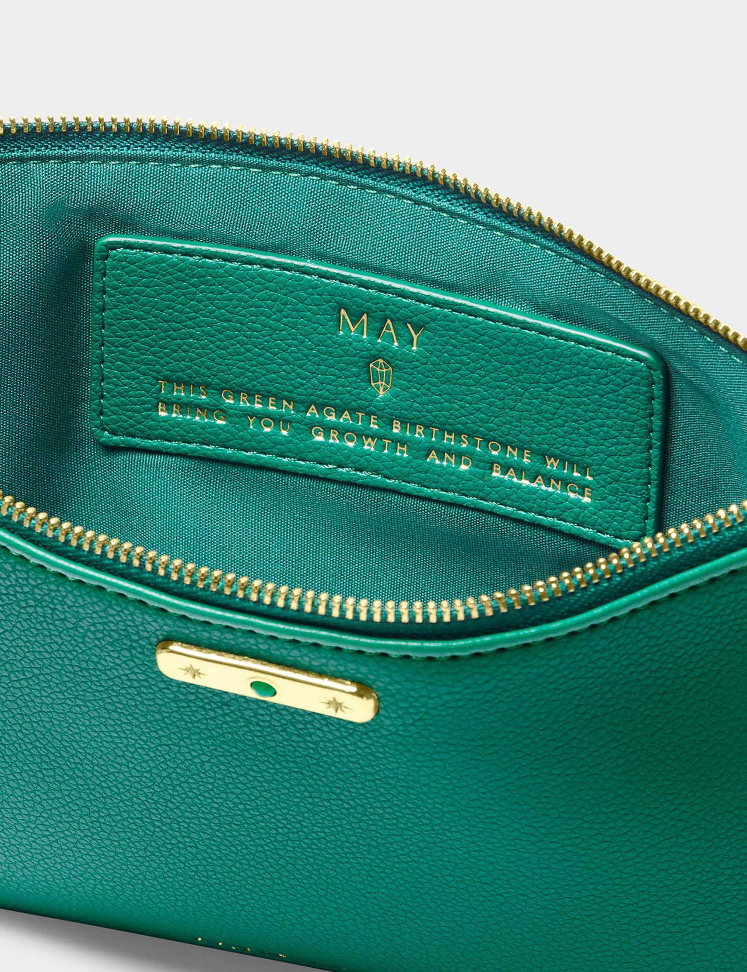 Katie Loxton faux leather pouch May birthstone (British brand)