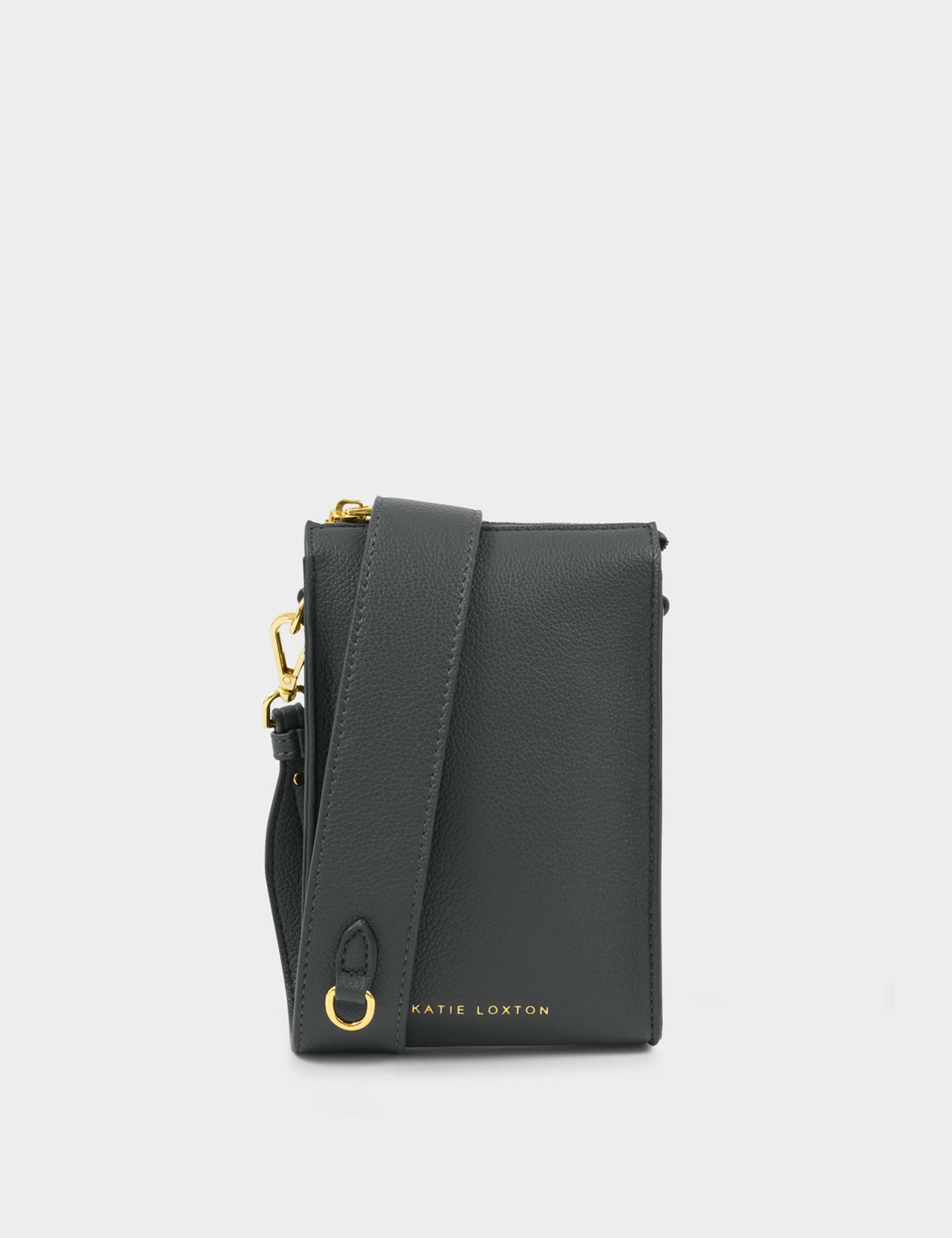 Katie Loxton cross body bag metallic faux leather (British brand)