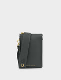 Katie Loxton cross body bag metallic faux leather (British brand)