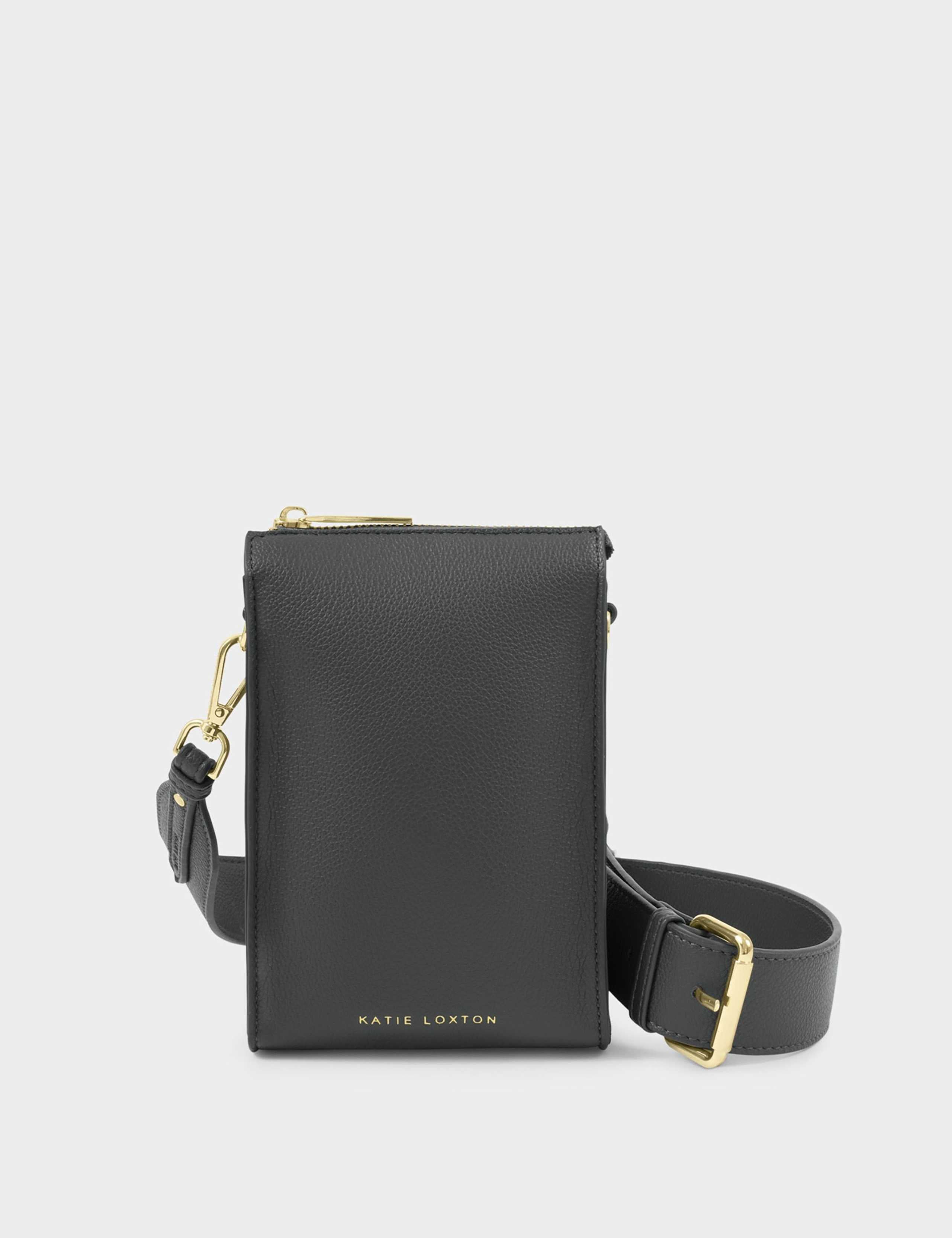 Katie Loxton cross body bag metallic faux leather (British brand)