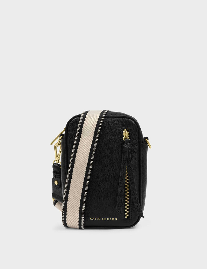 Katie Loxton metallic cross body bag faux leather (British brand)