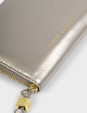 Katie Loxton faux leather metallic travel jewellery case - British product