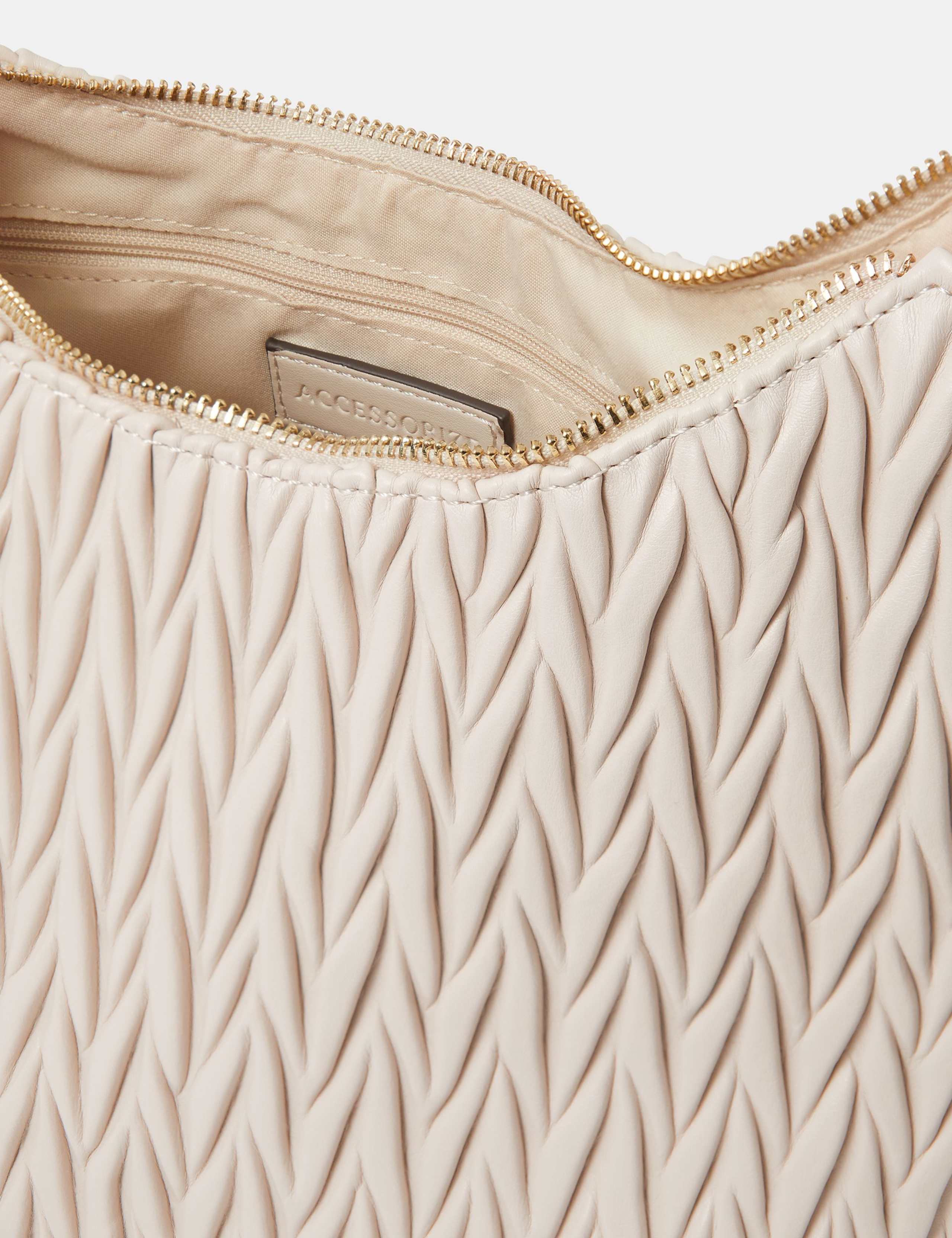 Accessorize faux leather quilted grab bag, UK version