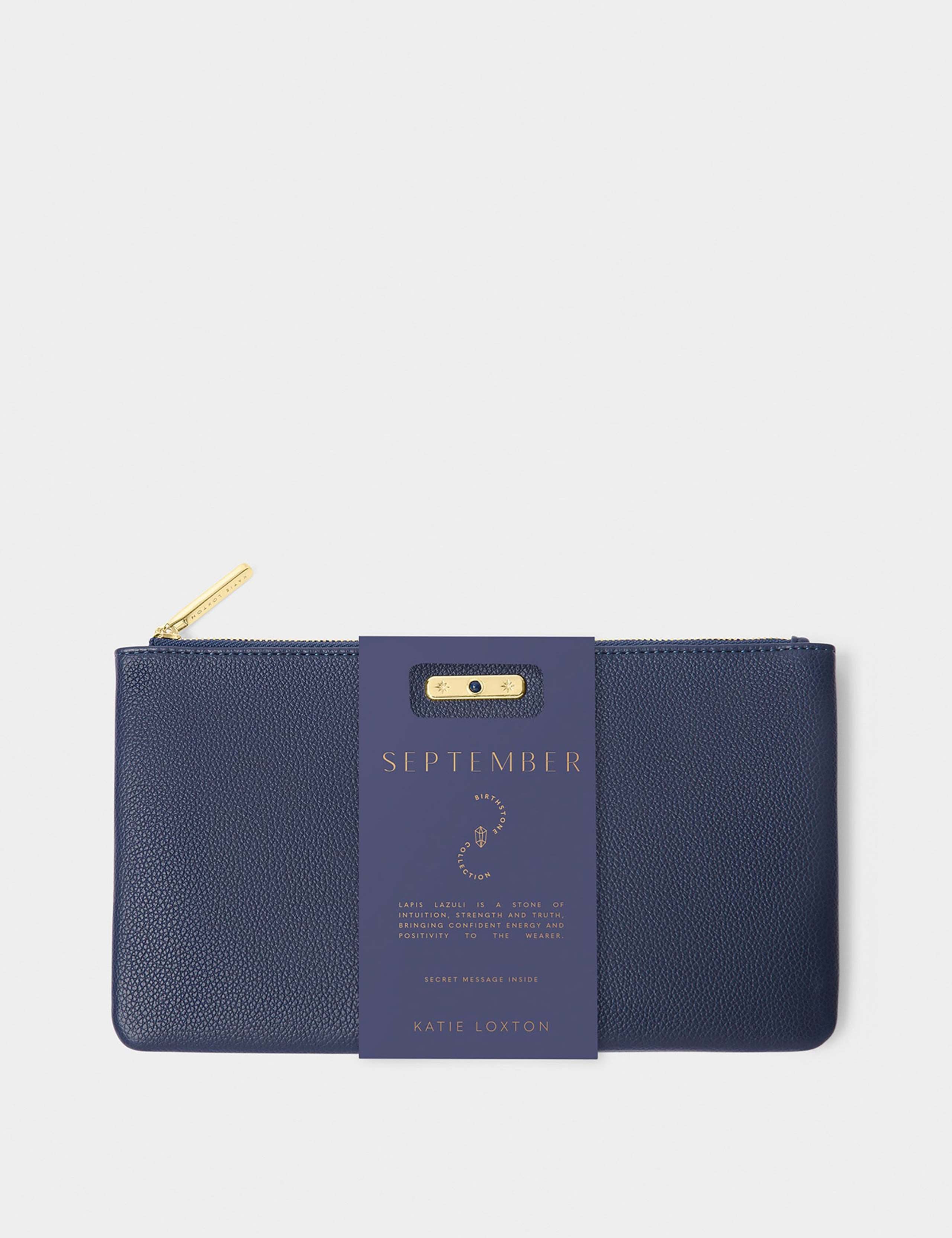 Katie Loxton September birthstone pouch purse, UK version
