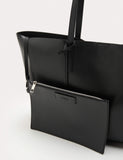 M&S faux leather shopper bag with handles and detachable purse, UK version