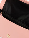 Lacoste faux leather shoulder bag, UK version