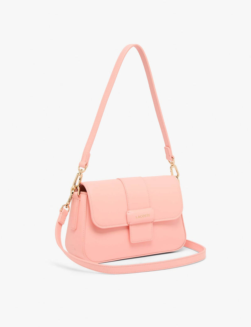 Lacoste faux leather shoulder bag, UK version