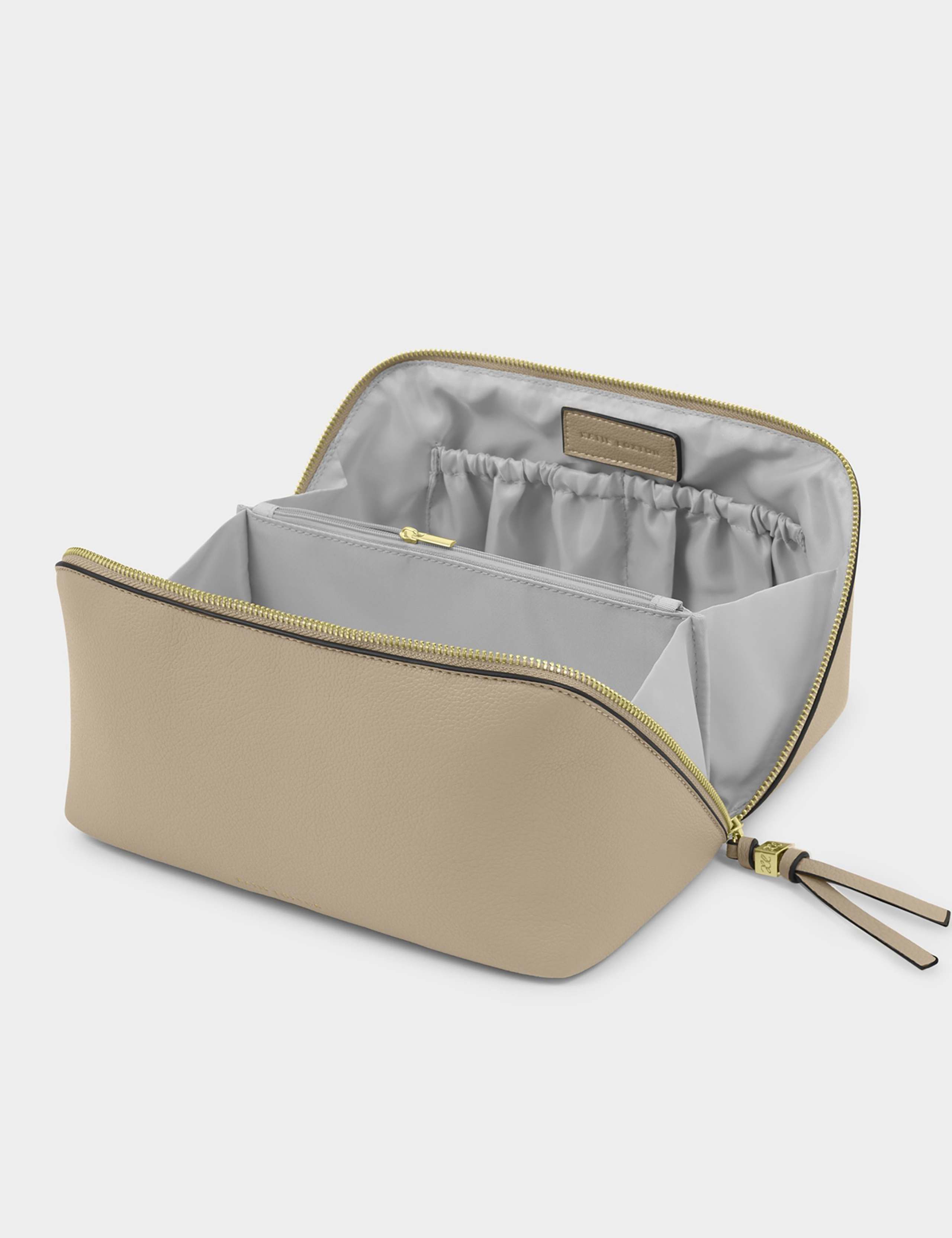 Katie Loxton faux leather structured makeup bag (British brand)