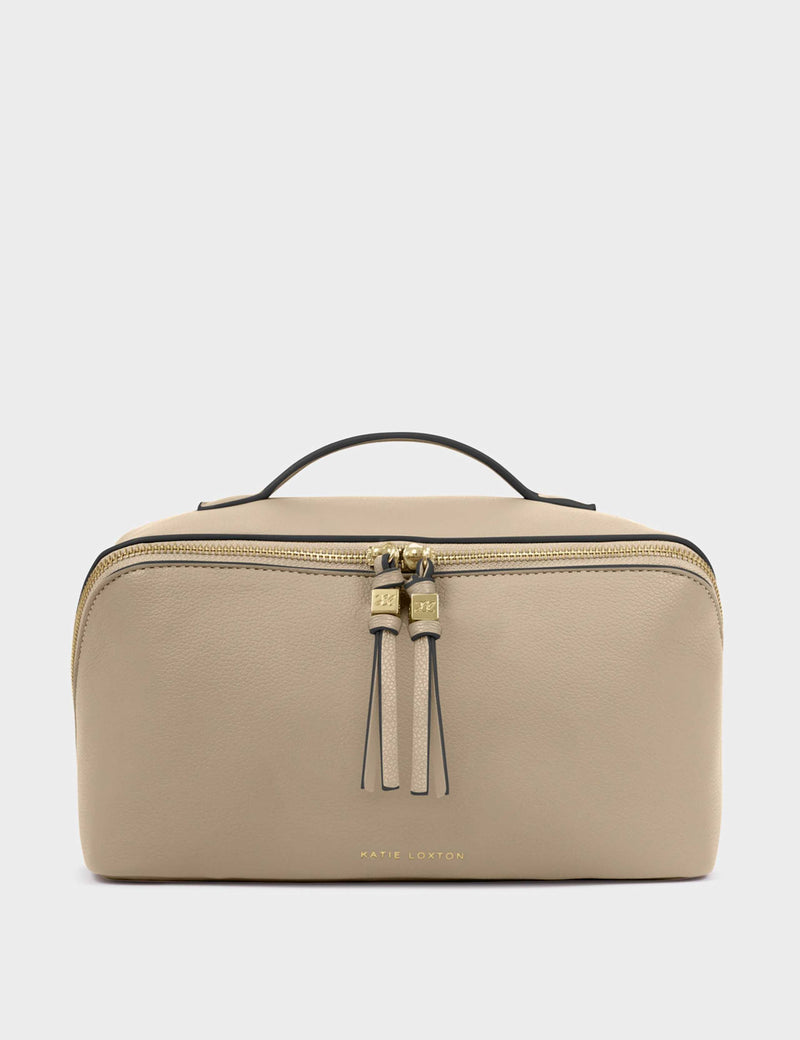 Katie Loxton faux leather structured makeup bag (British brand)