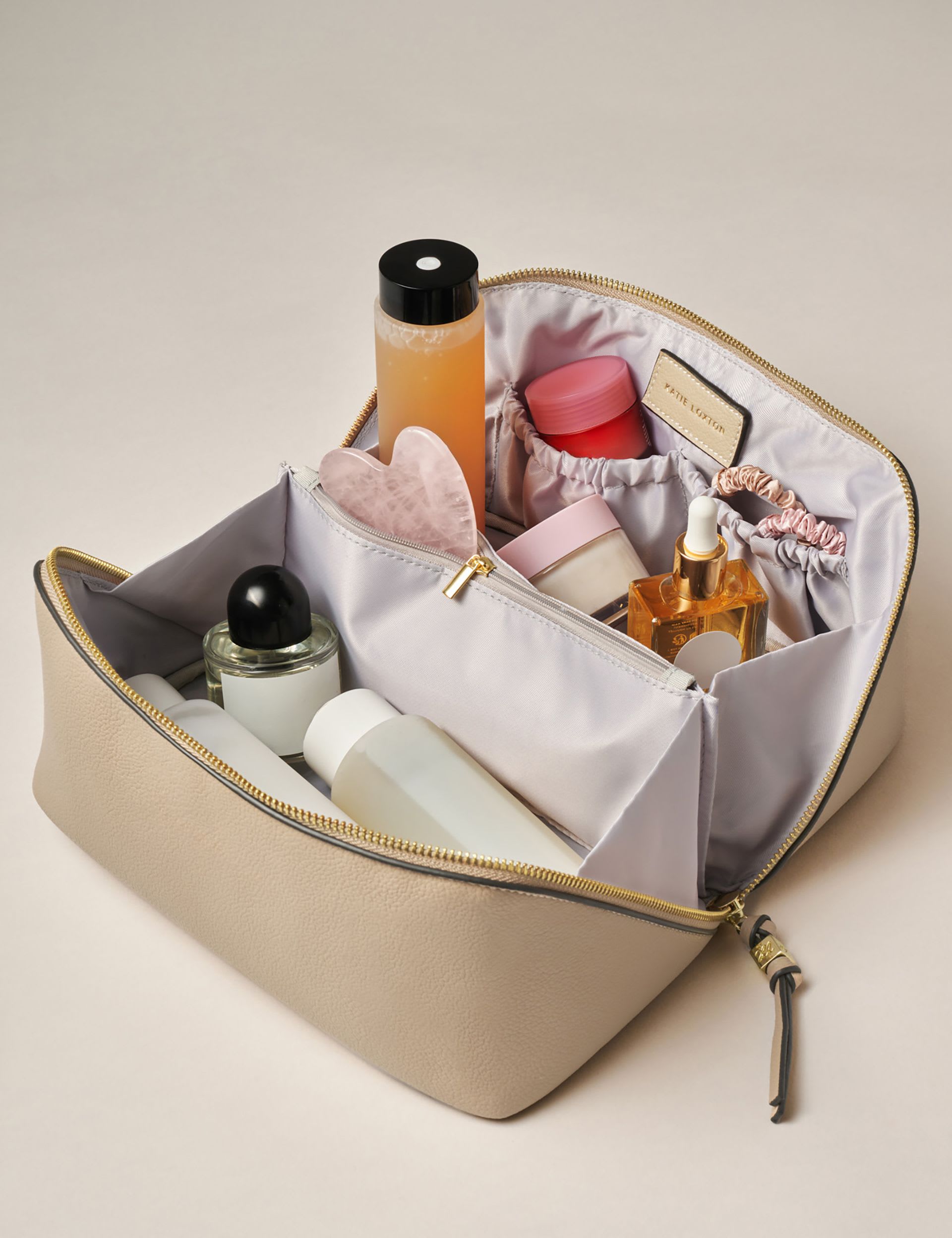 Katie Loxton faux leather structured makeup bag (British brand)