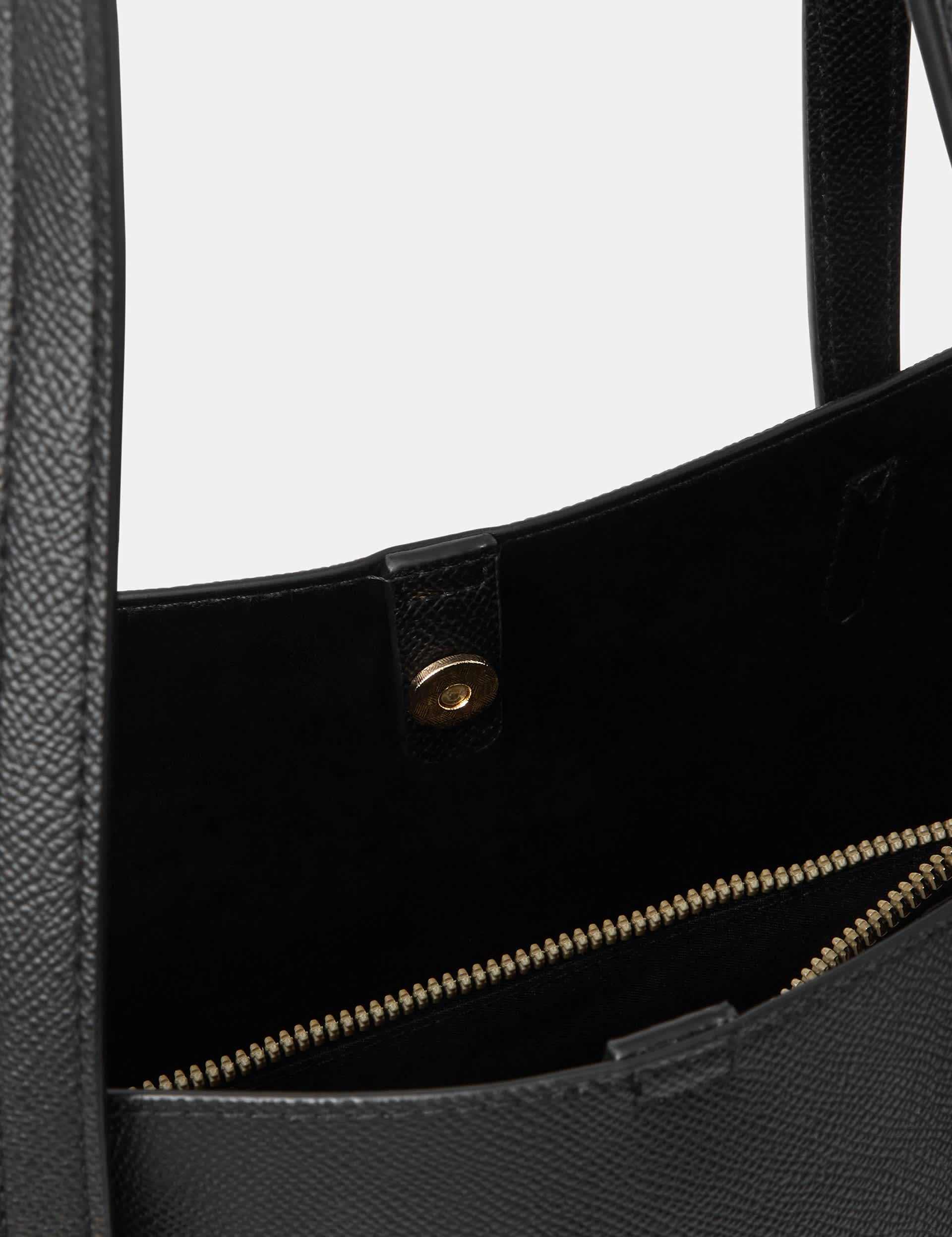 Accessorize top handle tote bag in faux leather (British brand)