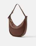 Accessorize woven faux leather shoulder bag, imported from the UK