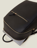 Accessorize faux leather zip around backpack (British brand)