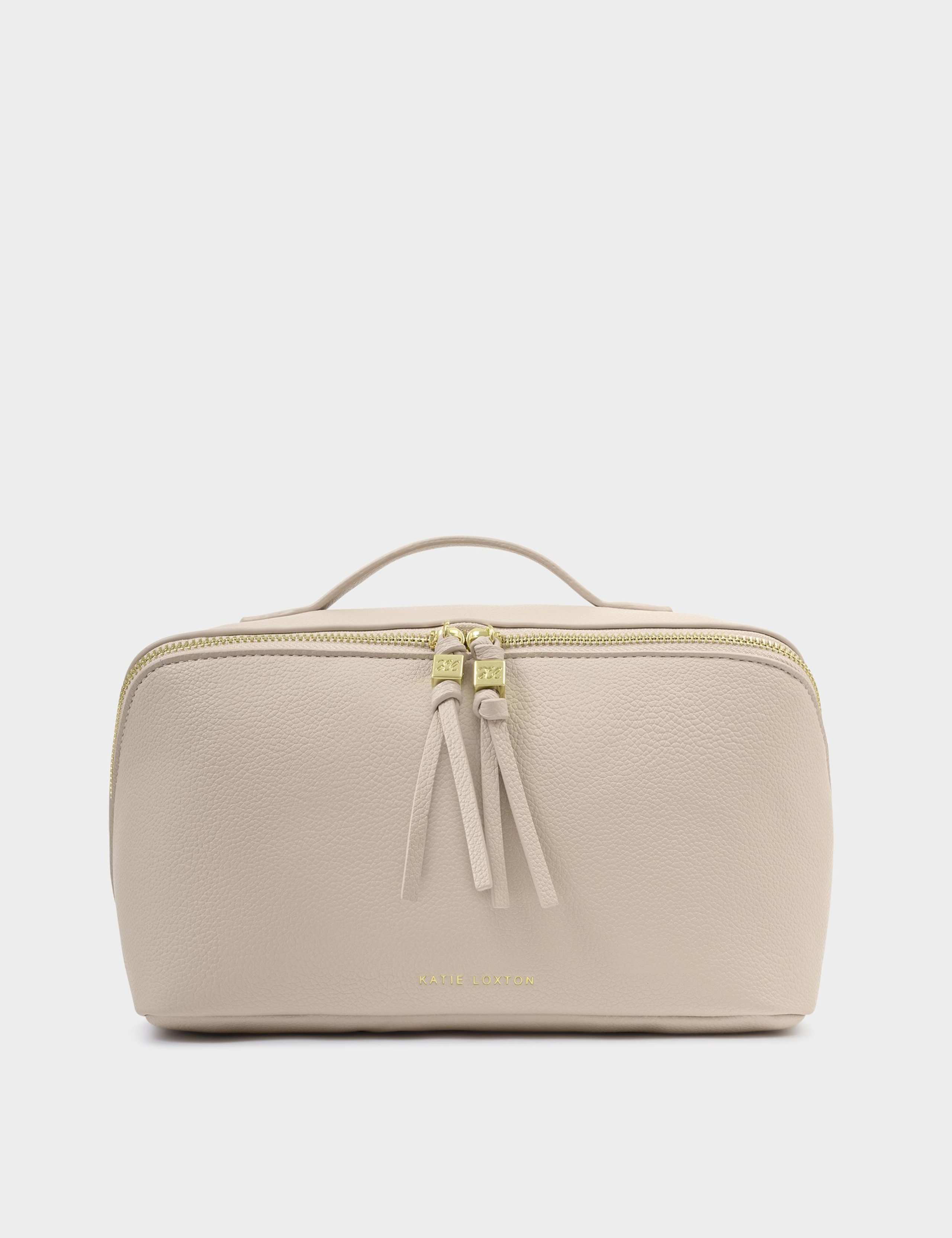 Katie Loxton faux leather zip around large wash bag, UK version