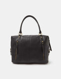 Accessorize faux leather shoulder bag with zip detail - British product