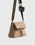 River Island faux suede cross body bag, imported from the UK