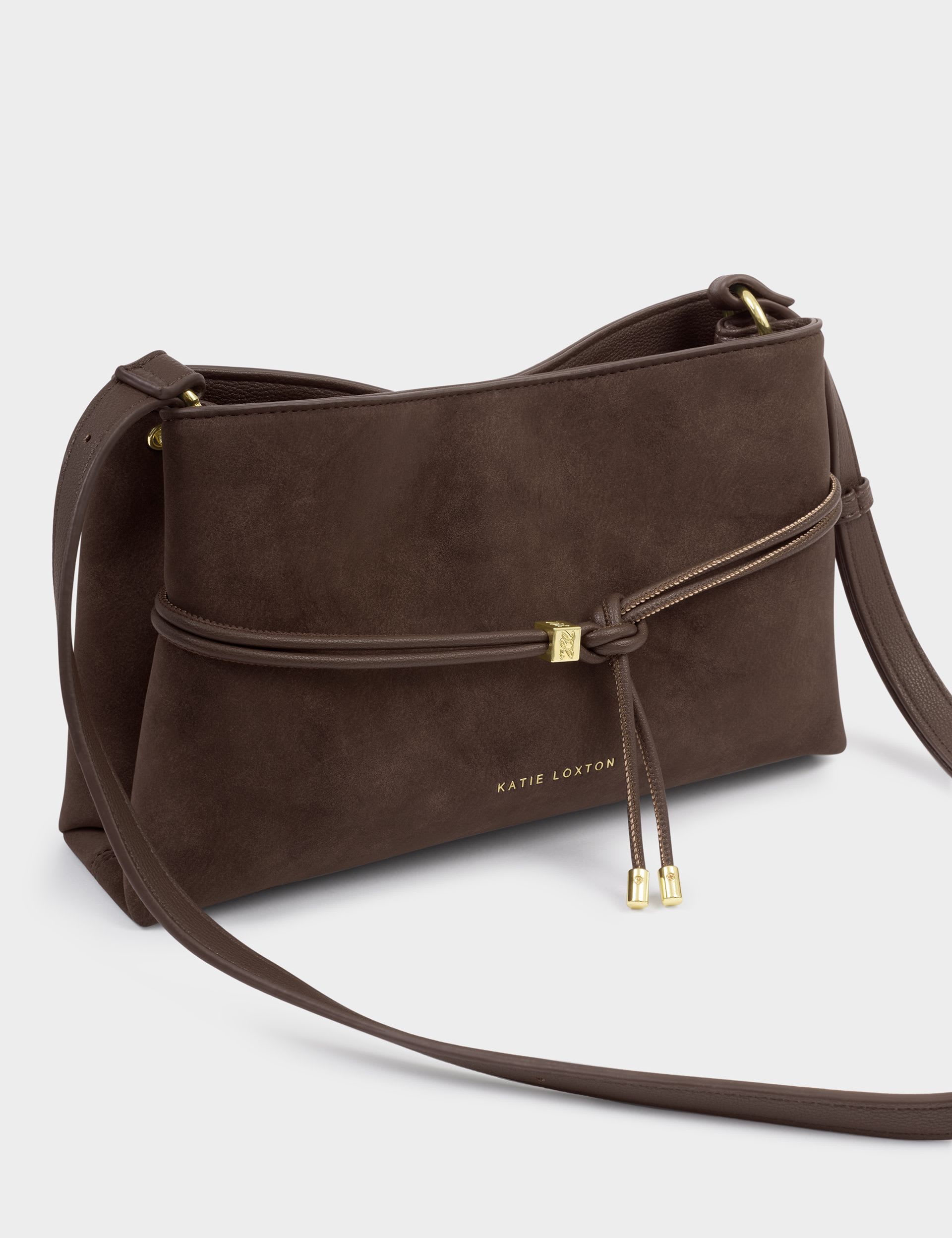 Katie Loxton faux suede crossbody bag - British product
