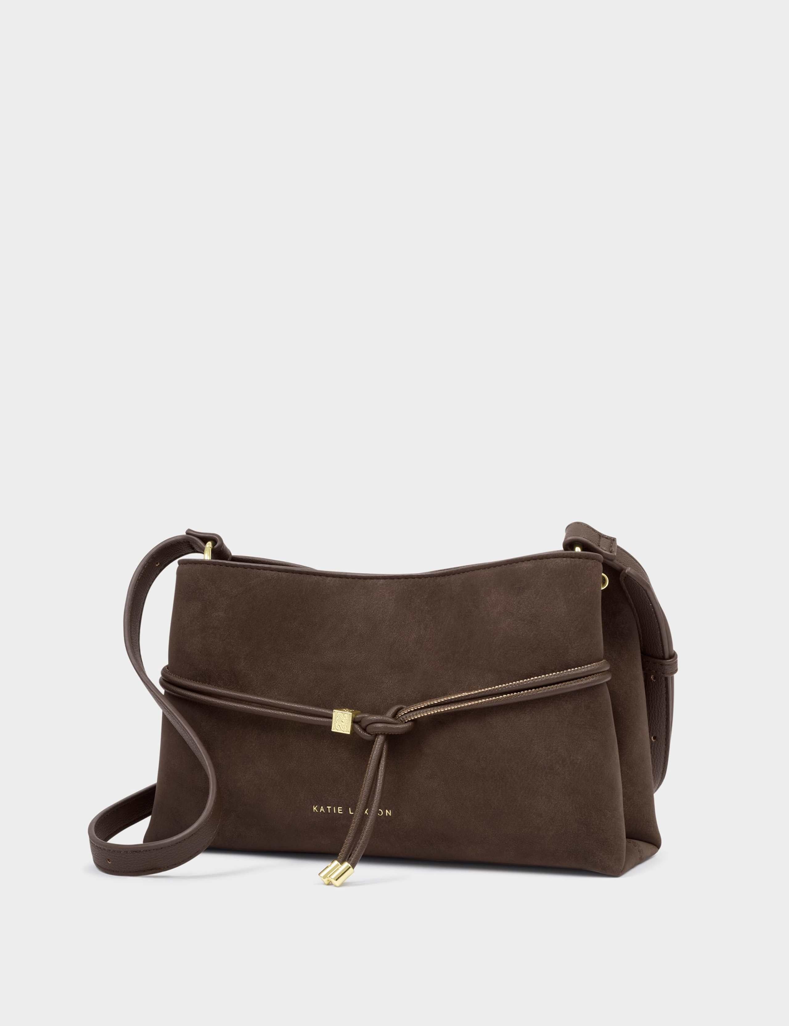 Katie Loxton faux suede crossbody bag - British product