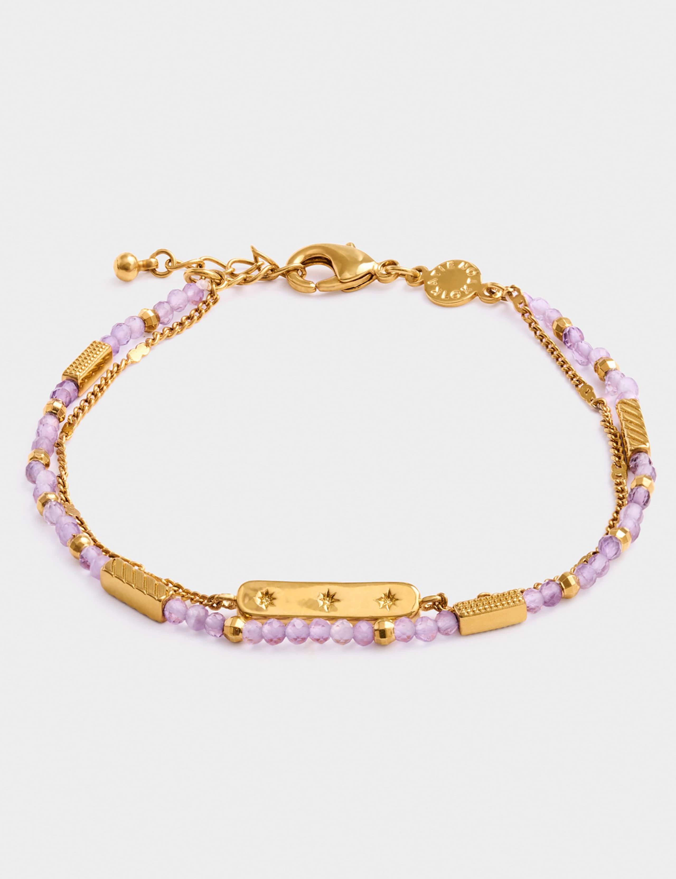Katie Loxton February waterproof birthstone bracelet - British product
