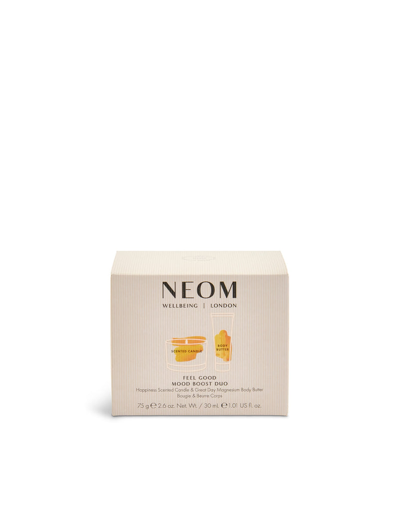 NEOM Feel Good Mood Boost Duo gift set - British product