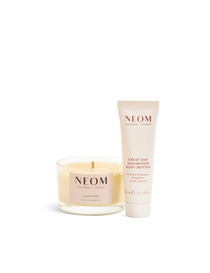 NEOM Feel Good Mood Boost Duo gift set - British product
