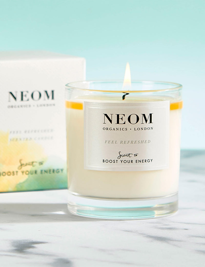 NEOM Feel Refreshed 1 wick candle 185g - British product
